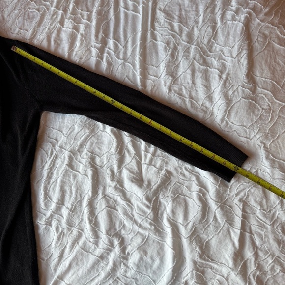 Joe Fresh Black Women's Cardigan Fold Over Detail Casual - Picture 6 of 8